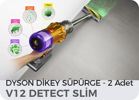 Dyson V12 Detect Slim Dikey Süpürge